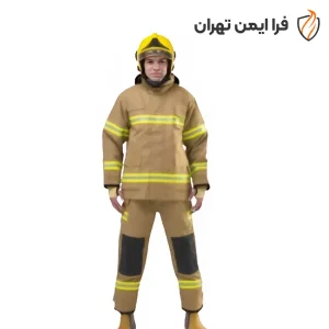 لباس عملیاتی آتش نشانی فایرمن رنگ کرم