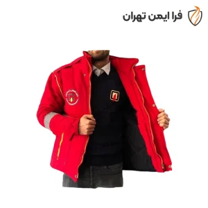 اورکت تشریفاتی کتان قرمز آتش نشانی