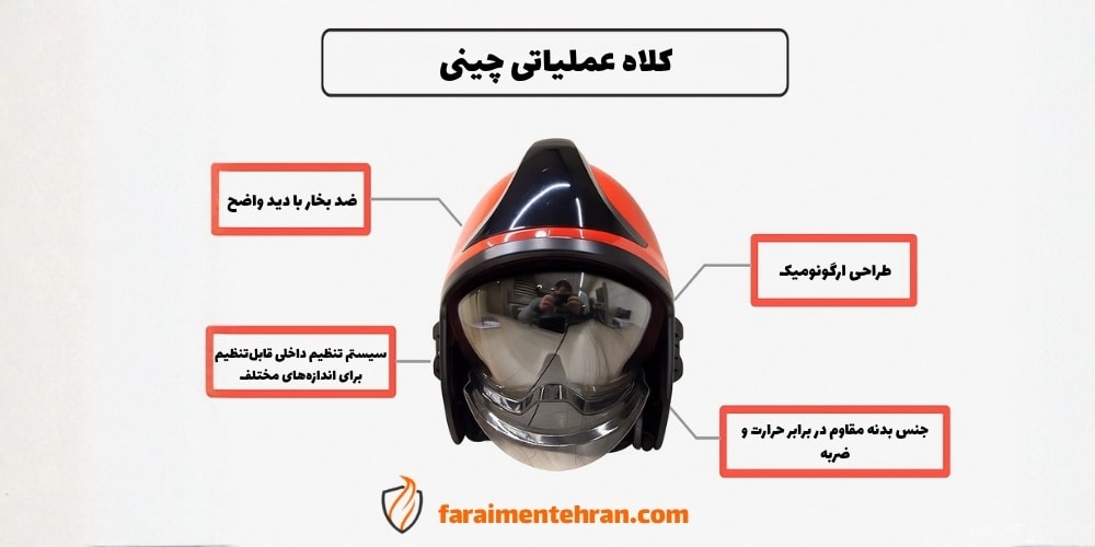 کلاه ایمنی آتش نشانی چینی